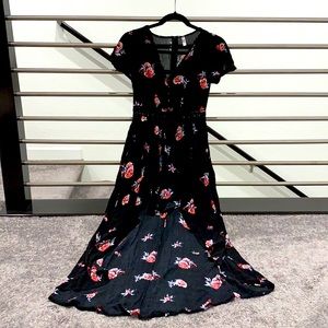 Black floral dress ❗️Final price❗️